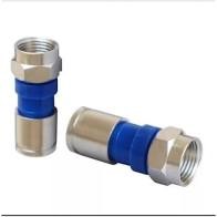 NP AC CONECTOR F RG-6 COMPRESSAO